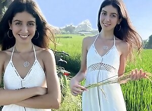 Cute Rice Picker Prefers to Be Paid with Sex for Her Work!